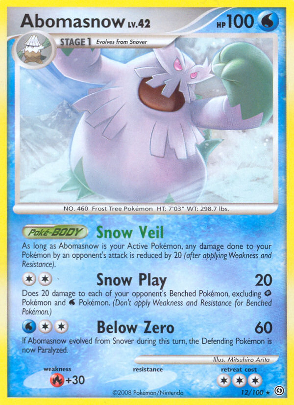 Abomasnow (12/100) [Diamante y Perla: Stormfront] 