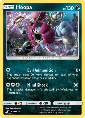 Hoopa (140/236) [Sol y Luna: Mentes unificadas] 