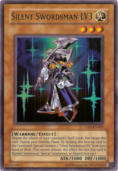Espadachín silencioso LV3 [DR3-EN069] Ultra raro 
