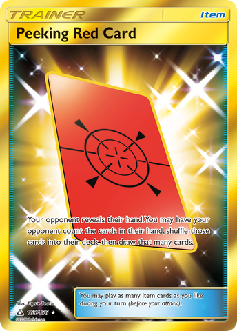 Tarjeta roja asomando (169/156) [Sol y Luna: Ultra Prisma] 