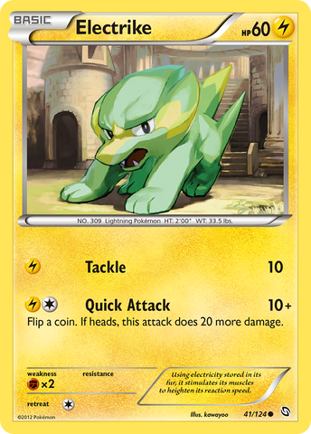 Electrike (41/124) [Blanco y negro: Dragones exaltados] 