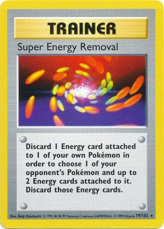 Eliminación de súper energía (79/102) [Conjunto básico Shadowless Unlimited] 