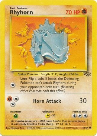 Rhyhorn (61/64) [Selva ilimitada] 