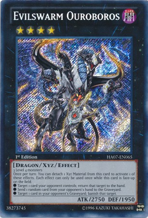 Evilswarm Ouroboros [HA07-EN065] Secreto Raro 
