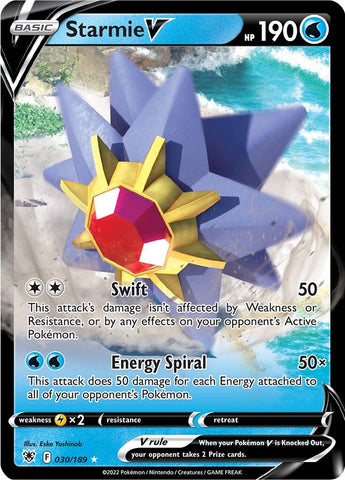 Starmie V (030/189) [Espada y escudo: Resplandor astral] 