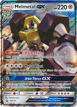 Melmetal GX (SM178) (Tarjeta Jumbo) [Sol y Luna: Promociones Black Star] 