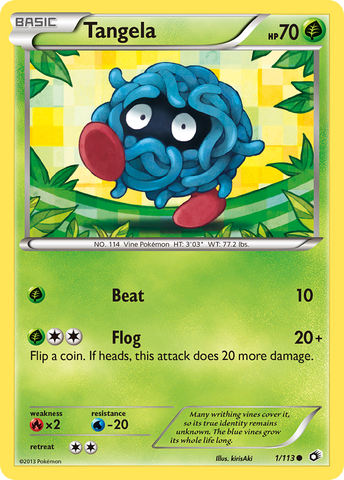Tangela (1/113) [Blanco y negro: Tesoros legendarios] 
