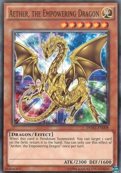 Aether, el Dragón Empoderador [DEM3-EN008] Común 