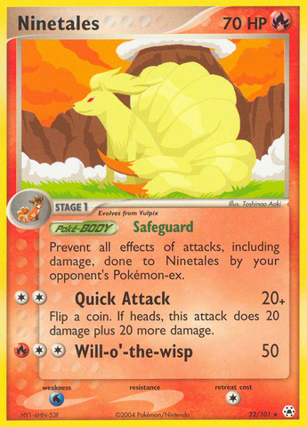 Ninetales (22/101) [EX: Leyendas Ocultas] 