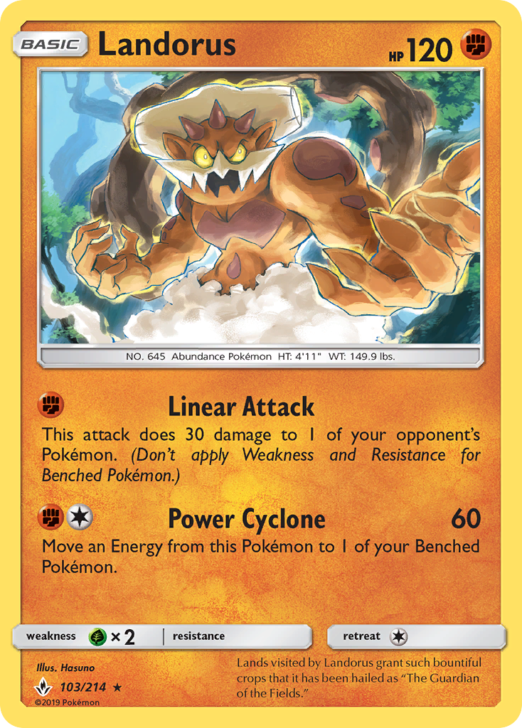 Landorus (103/214) [Sol y Luna: Vínculos inquebrantables] 