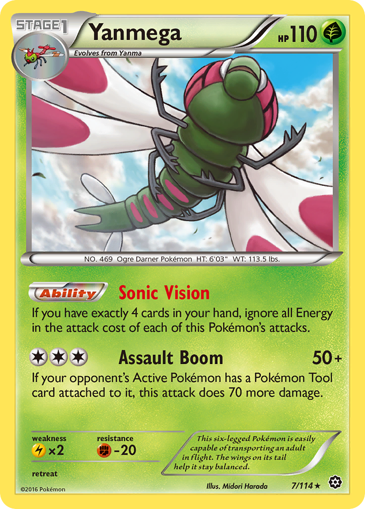 Yanmega (7/114) [XY: Asedio de vapor] 