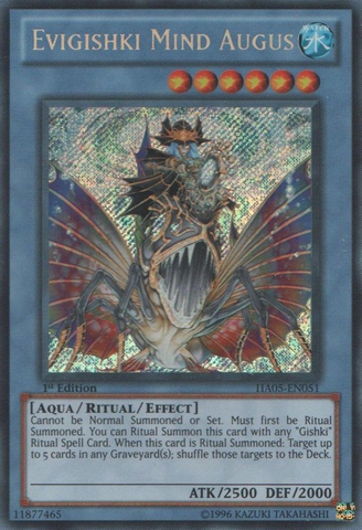 Evigishki Mind Augus [HA05-EN051] Secreto Raro 