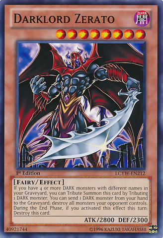 Señor Oscuro Zerato [LCYW-EN212] Común 