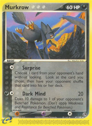 Murkrow (47/100) [EX: Tormenta de arena] 