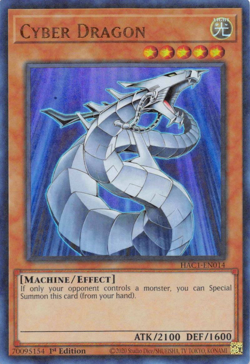 Cyber ​​Dragon (Duel Terminal) [HAC1-EN014] Paralelo Raro 