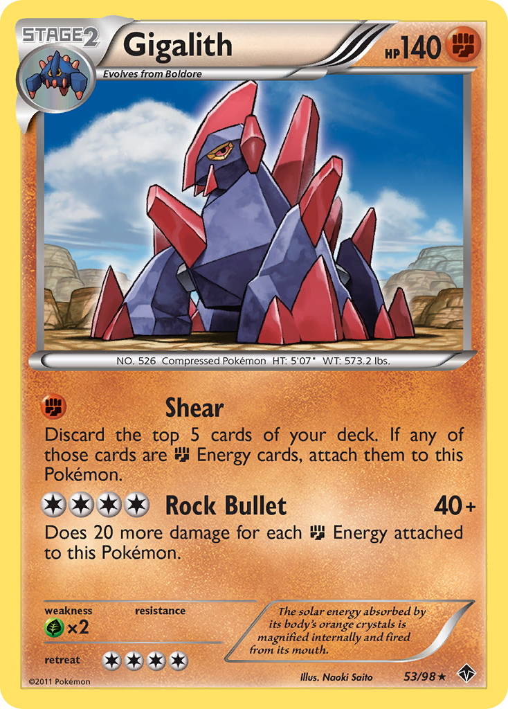 Gigalith (53/98) [Blanco y negro: poderes emergentes] 