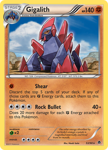 Gigalith (53/98) [Blanco y negro: poderes emergentes] 