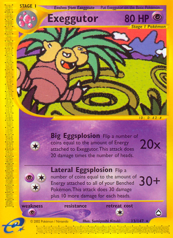 Exeggutor (13/147) [Acuápolis] 