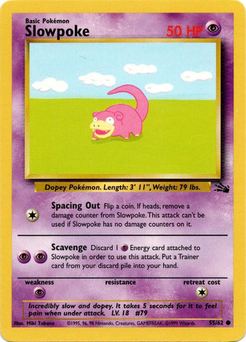 Slowpoke (55/62) [Fossil ilimitado] 