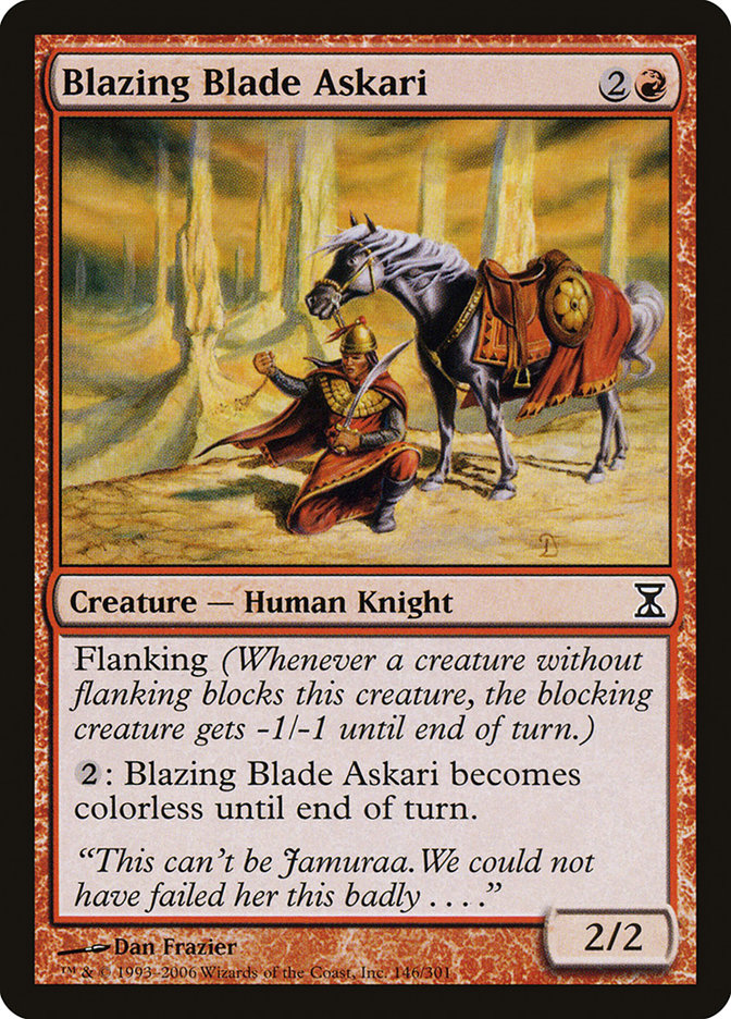Blazing Blade Askari [Espiral del tiempo] 