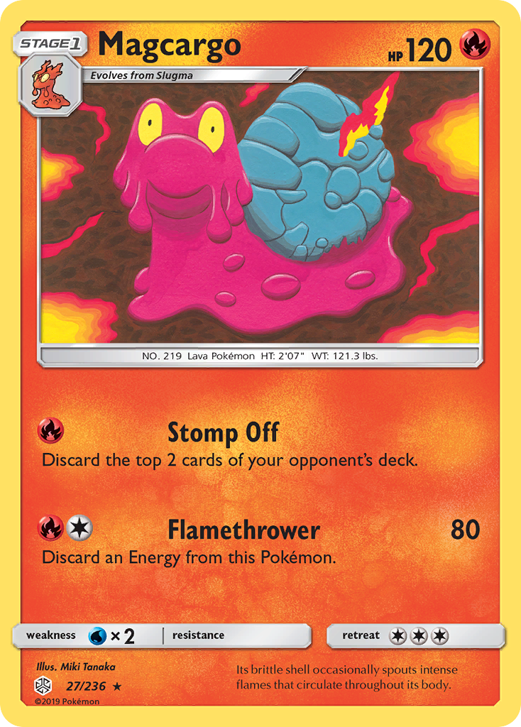 Magcargo (27/236) [Sol y Luna: Eclipse cósmico] 