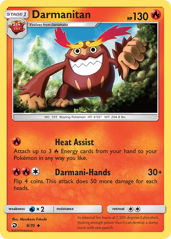 Darmanitan (9/70) [Sol y Luna: Majestad del Dragón] 
