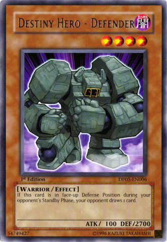 Destiny Hero - Defensor [DP05-EN006] Raro 