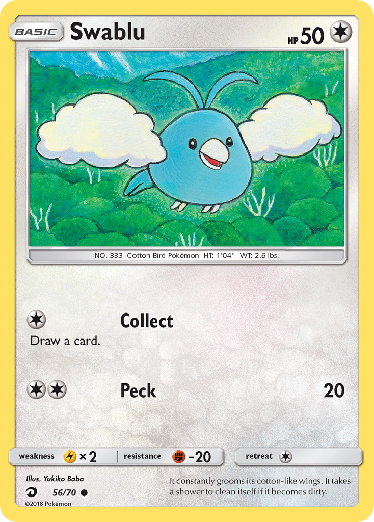 Swablu (56/70) [Sol y Luna: Majestad del Dragón] 