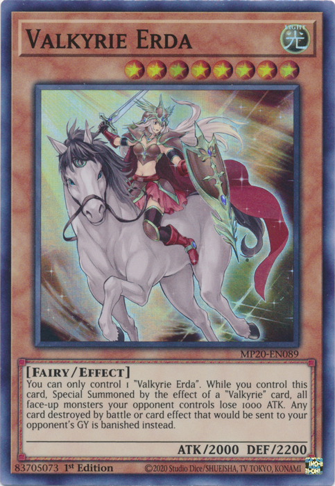 Valquiria Erda [MP20-EN089] Súper Rara 