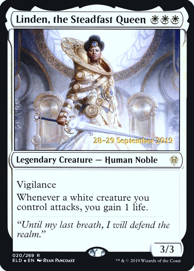 Linden, la Reina Inquebrantable [Promociones de presentación del Trono de Eldraine] 