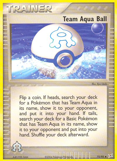 Equipo Aqua Ball (75/95) [EX: Equipo Magma vs Equipo Aqua] 