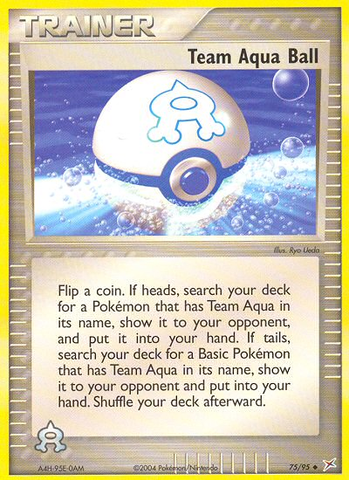 Equipo Aqua Ball (75/95) [EX: Equipo Magma vs Equipo Aqua] 