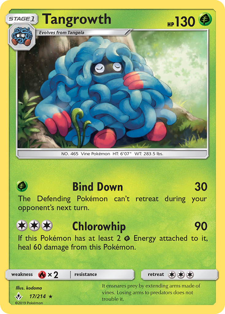 Tangrowth (17/214) [Sol y Luna: Vínculos inquebrantables] 