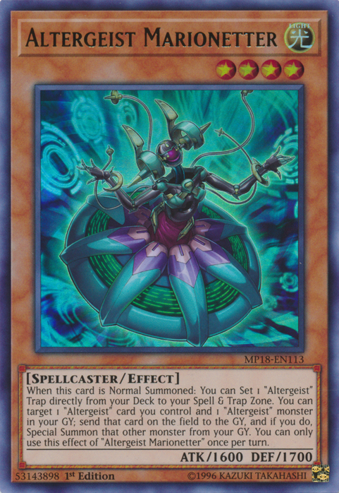 Marioneta Altergeist [MP18-EN113] Ultra Raro 