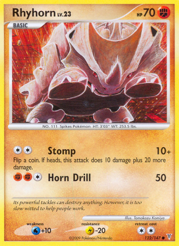 Rhyhorn (122/147) [Platino: Vencedores Supremos] 
