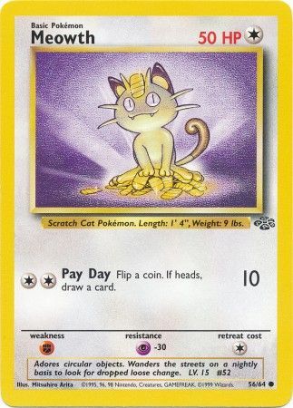 Meowth (56/64) [Selva ilimitada] 