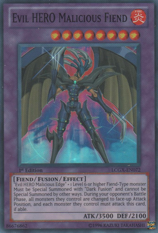 HÉROE malvado Demonio malicioso [LCGX-EN072] Súper raro 