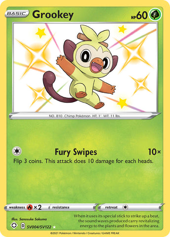 Grookey (SV004/SV122) [Espada y escudo: Destinos brillantes] 