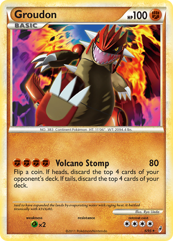 Groudon (6/95) [HeartGold y SoulSilver: Call of Legends] 