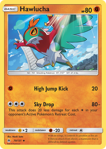 Hawlucha (70/131) [Sol y Luna: Luz Prohibida] 