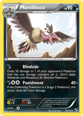 Mandibuzz (73/114) [Blanco y negro: Conjunto básico] 