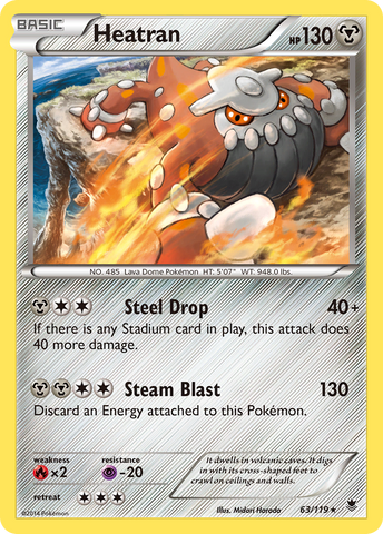 Heatran (63/119) [XY: Fuerzas fantasma] 