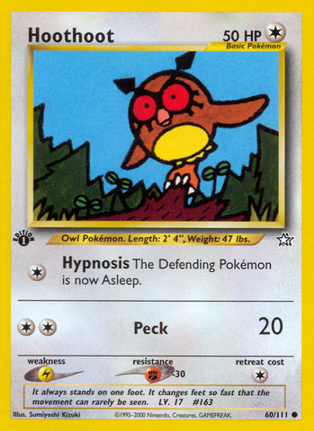 Hoothoot (60/111) [Neo Génesis 1.ª edición] 