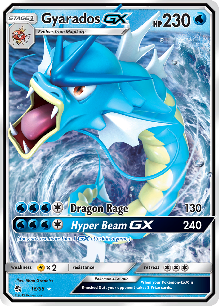Gyarados GX (16/68) [Sol y Luna: Destinos ocultos] 