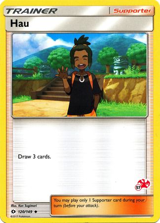 Hau (120/149) (Sello Charizard n.° 57) [Academia de batalla 2020] 