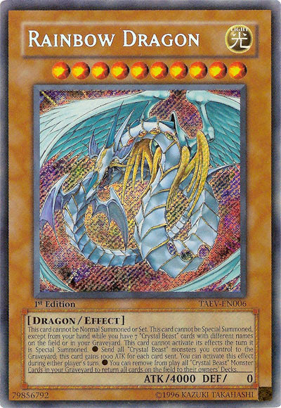 Dragón Arcoiris [TAEV-EN006] Secreto Raro 