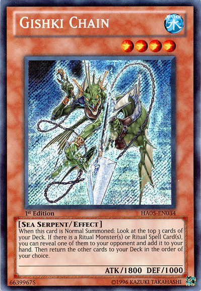 Cadena Gishki [HA05-EN034] Secreto Raro 