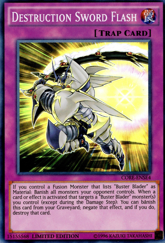 Destello de espada de destrucción [CORE-ENSE4] Súper raro 