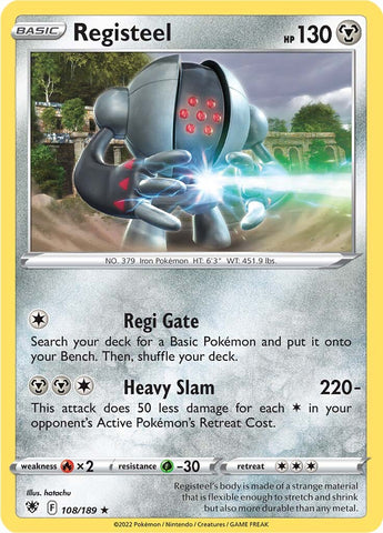 Registeel (108/189) [Espada y escudo: Resplandor astral] 