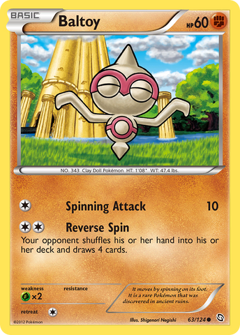 Baltoy (63/124) [Blanco y Negro: Dragones Exaltados] 